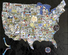 USA Map 6 mosaic