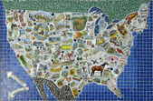 Alan's Map mosaic