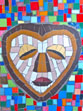 African Mask mosaic