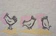 chickens mosaic