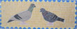 Two Pigeons mosaic